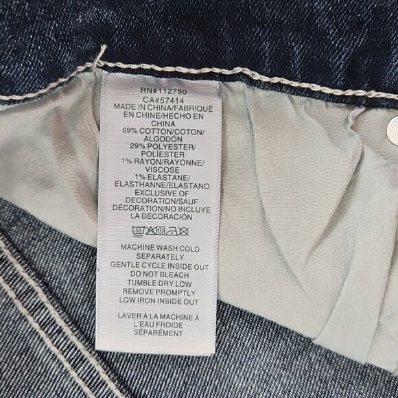 True Religion Ricky Jeans Men's 36x34 Med Wash Relaxed Straight Leg NEW NWT - Picture 15 of 16